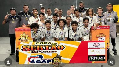 Treze Futebol Clube conquista bicampeonato da Copa Sertão Sub-13
