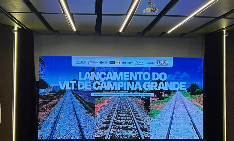 Campina Grande inicia obras do VLT com presença do Ministro dos Transportes