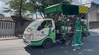 STTP inicia implantação da sinalização horizontal da Avenida Plínio Lemos